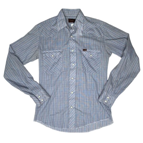 Wrangler Long Sleeve Pearl Snap- Size S