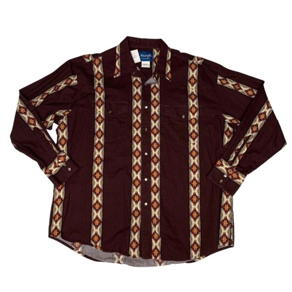 Wrangler Long Sleeve Pearl Snap- Size 2X
