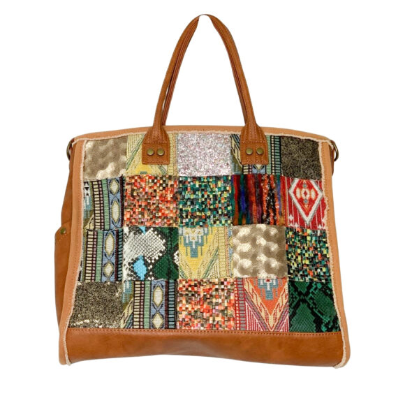 Antik Kraft Patchwork Bag