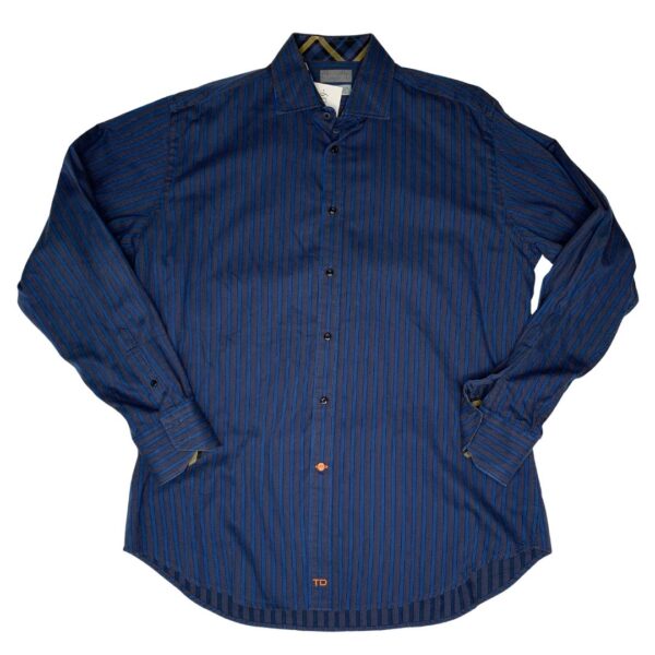 Thomas Dean Long Sleeve Button Up- Size L