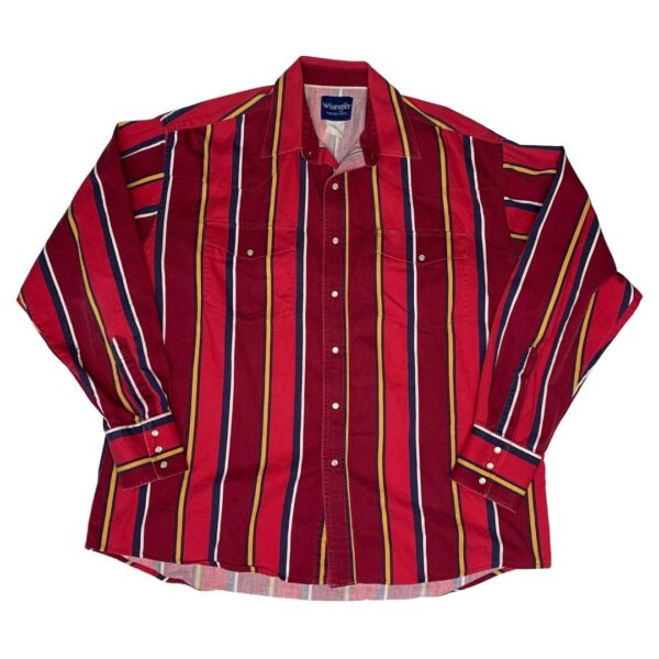 Wrangler Long Sleeve Pearl Snap- Size XL