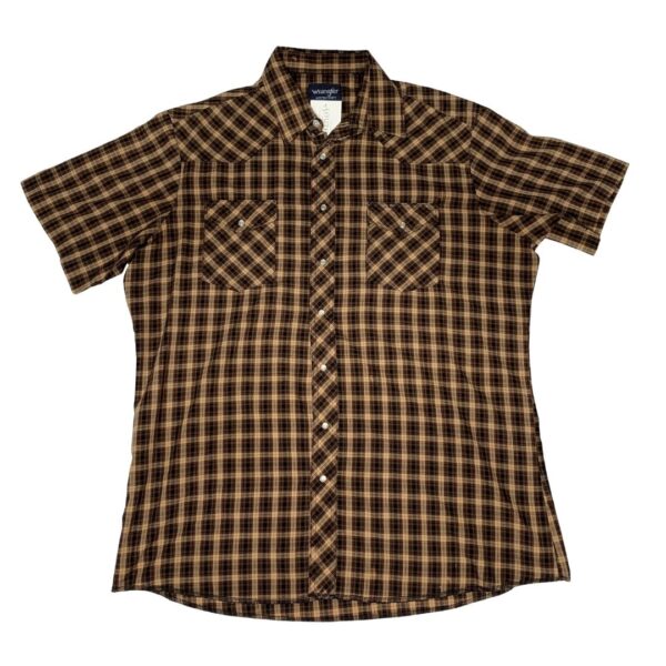 Wrangler Short Sleeve Button Up- Size Unknown
