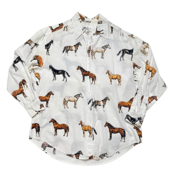 Carry Back Long Sleeve Button Up- Size M