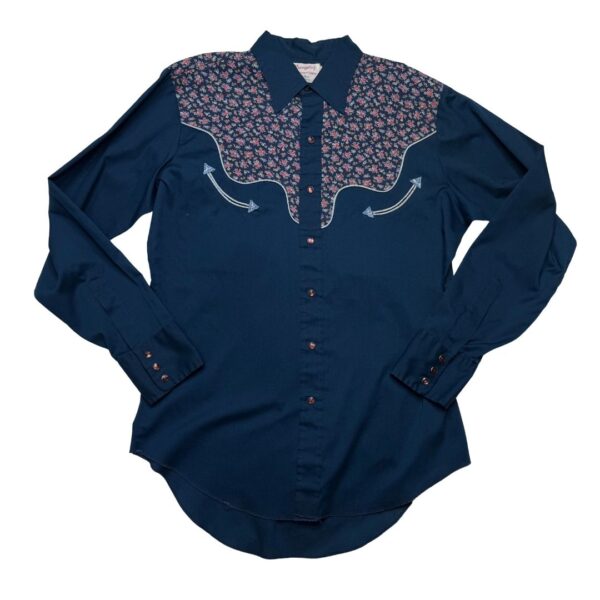 70's Wrangler Long Sleeve Button Up- Size L