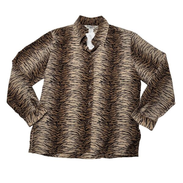 Beverly Rose Long Sleeve Button Up- Size L