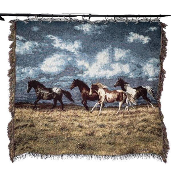 Horse Tapestry Throw