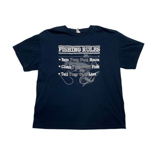 Fishing Rules T-Shirt- Size XL