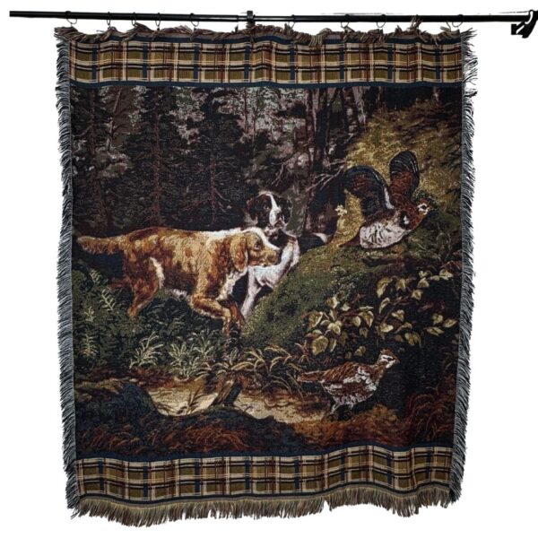 American Weavers Hunting Dog Throw