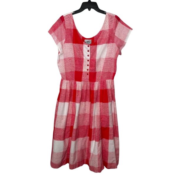 Seneca Red Gingham Dress- Size 16