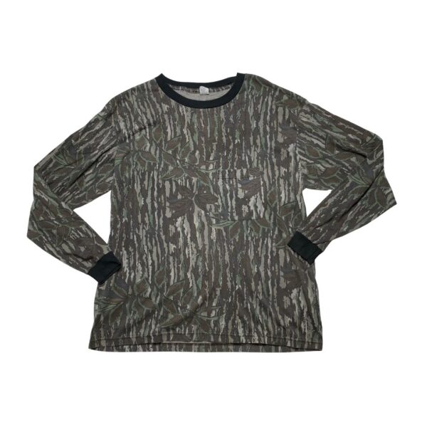 Realtree Treebark Camo Long Sleeve Pocket T-Shirt- Size 2X