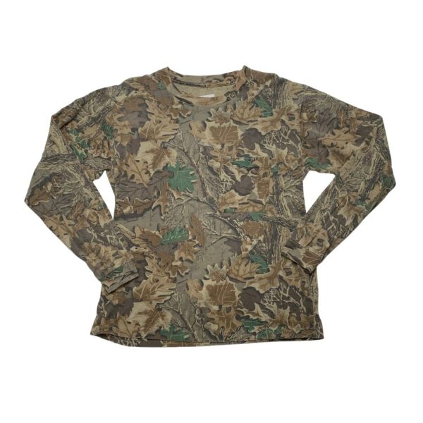 Unknown Brand Camo Long Sleeve Pocket T-Shirt- Size Unknown