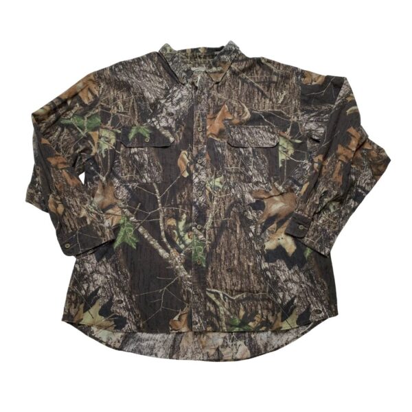 Fieldstaff by Mossy Oak Camo Long Sleeve Button Up- Size 2X