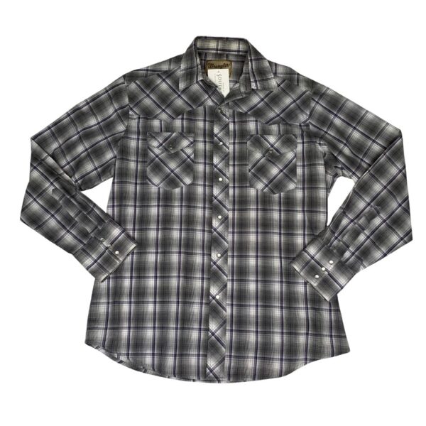 Wrangler Long Sleeve Pearl Snap- Size Unknown