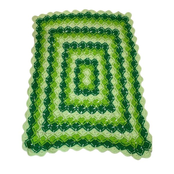 Green Crochet Blanket