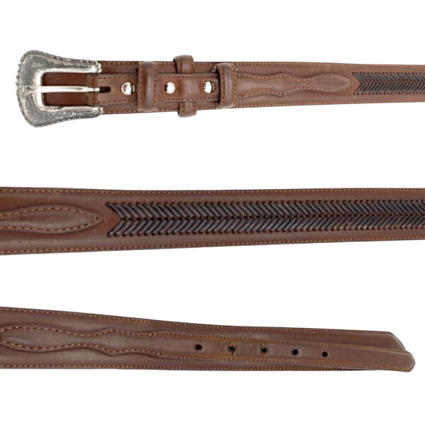 1996 Nocona Belt Co. Genuine Leather Belt- Size 40
