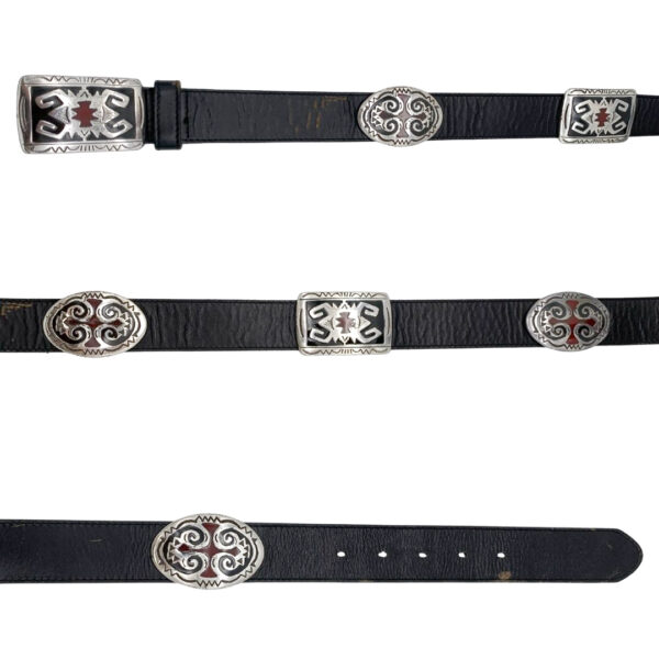 1994 Navajo Silver Aztec Concho Belt