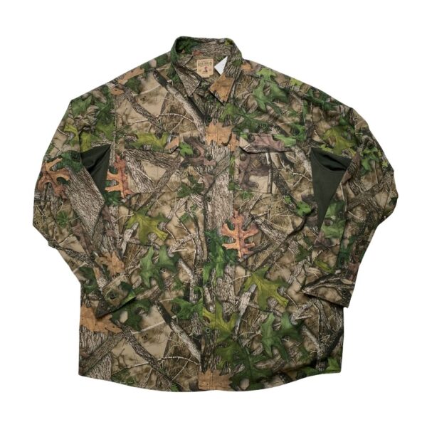 Redhead Camo Long Sleeve Button Up- Size 2X