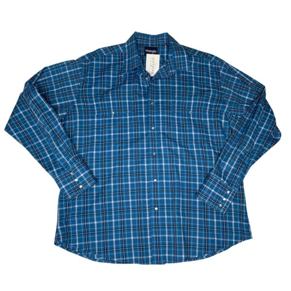Wrangler Long Sleeve Pearl Snap- Size XL