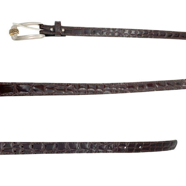 Brighton Croc/Gator Print Belt