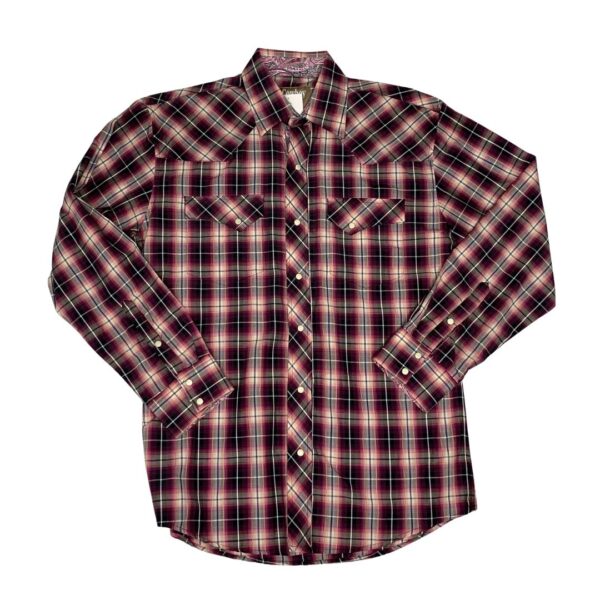Cowboy Legend Long Sleeve Pearl Snap- Size L