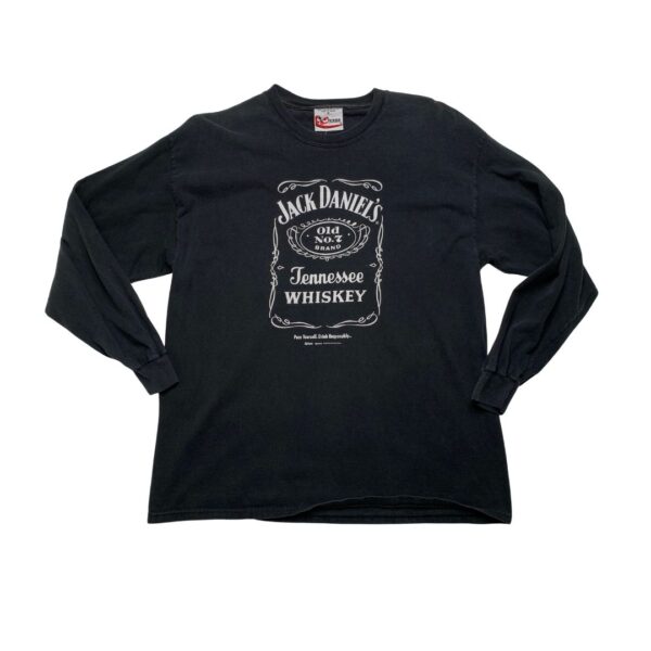 Jack Daniels Nascar Long Sleeve T-Shirt- Size XL