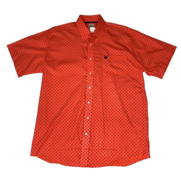 Cinch Short Sleeve Button Up- Size M
