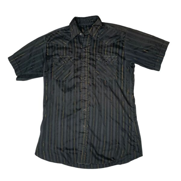 Handmade Short Sleeve Pearl Snap- Unknown Size