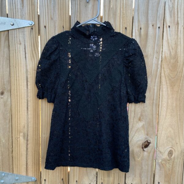 Black Lace Top- Size S