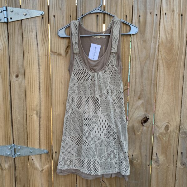 Blue Bird Lace Mini Dress- Size M