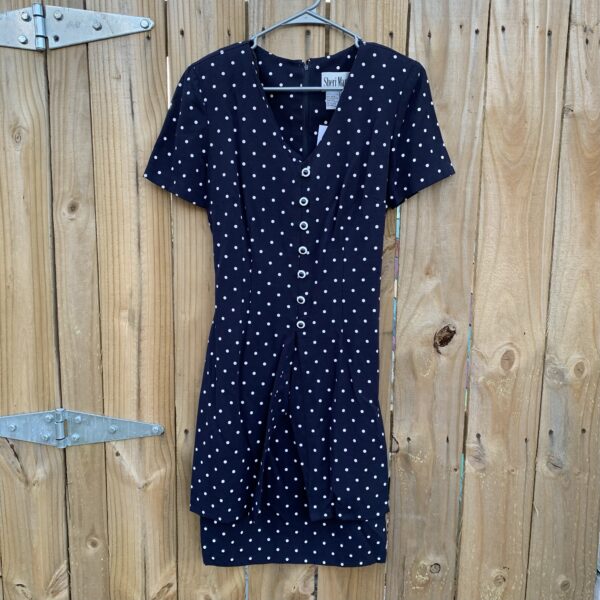 Sheri Martin Polka Dot Dress- Size 8
